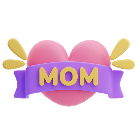 Signo de mamá  3D Icon