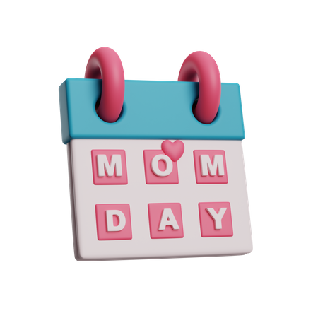 Mama-Tag-Kalender  3D Icon