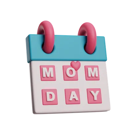 Mama-Tag-Kalender  3D Icon