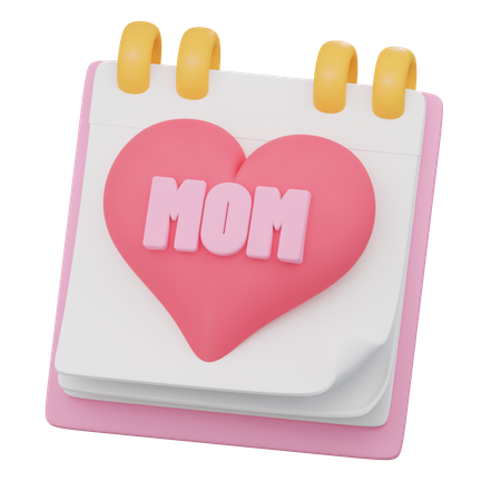 Mama-Tag-Kalender  3D Icon