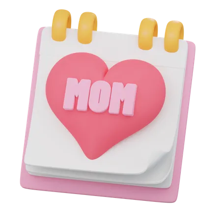 Mama-Tag-Kalender  3D Icon