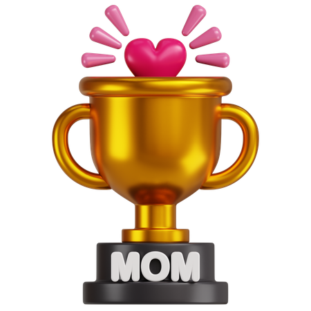 Troféu mãe  3D Icon