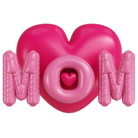 Maman ballons  3D Icon