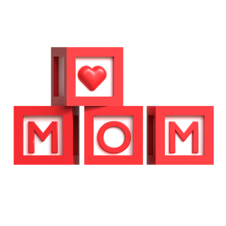 Cubes de maman  3D Icon