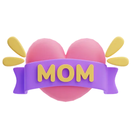 Signe de maman  3D Icon