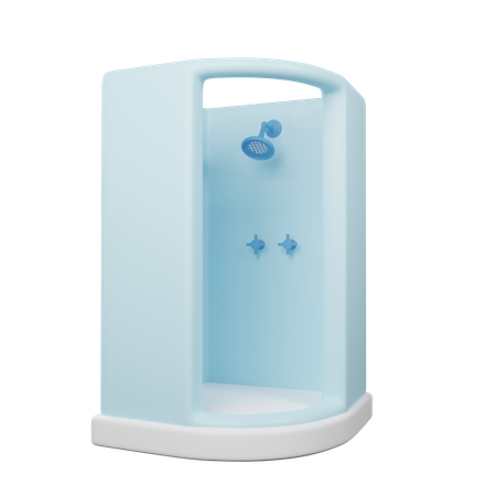 Cabina de ducha  3D Icon