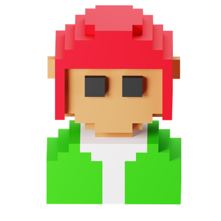 남성  3D Icon