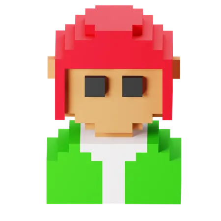 남성  3D Icon