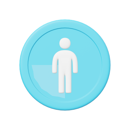 Man  3D Icon