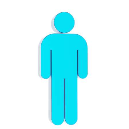 Man  3D Icon