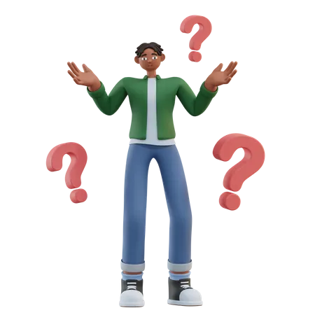 Question Problem Ask Jacket Question Mark Business 3D Illustration