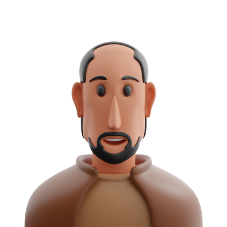 남자 아바타  3D Icon
