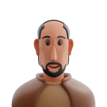 Man avatar  3D Icon