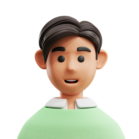 👨🏽 Glancing Avatar 3D - Royalty-Free GIF - Animated Sticker - Free PNG -  Animated Icon