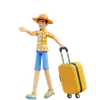 Man Carrying Suitcase