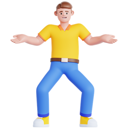 Man Confused  3D Icon