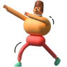 man dance pose emoji 3d