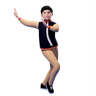 man dancing 3d logos
