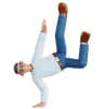 Man Doing Breakdance