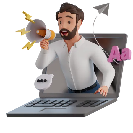 24,262 3D Man Doing Marketing Illustrations - Free in PNG, BLEND