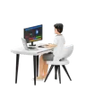 Man Doing Video Editor