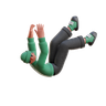 man falling pose emoji 3d