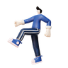 man walking pose emoji 3d