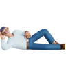 Man Laying on The Floor