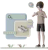 Man Looking At Best Product