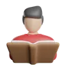 Man Reading Book