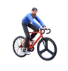 Man Riding Bike