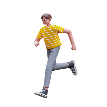 Man running  3D Icon