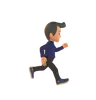 Man Running Pose