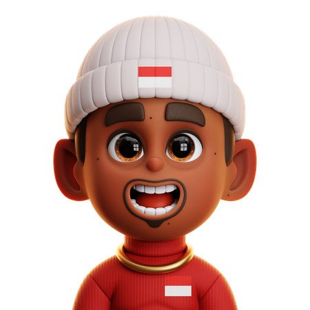 MAN WITH BEANIE  3D Icon