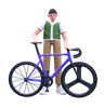 Man With Bike