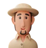 Man with cap avatar