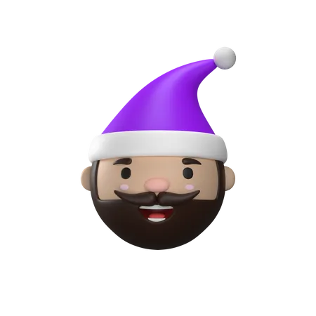 Christmas Purple Hat Gnome 3 D Illustration 3D Illustration