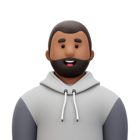 Man with Jacket  3D Icon