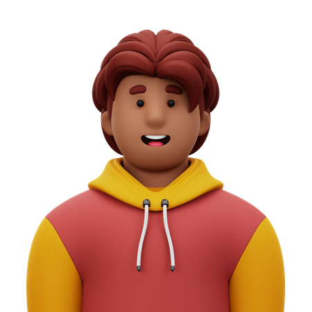 Man with Jacket  3D Icon