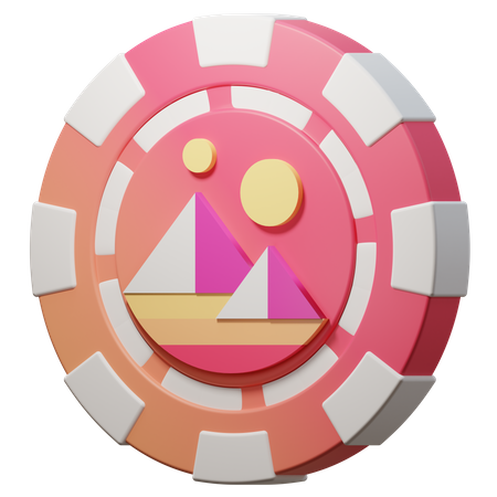 MANA Poker Chip  3D Icon