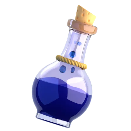 Mana Potion (Blue Potion)  3D Icon