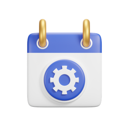 Manage Calendar  3D Icon