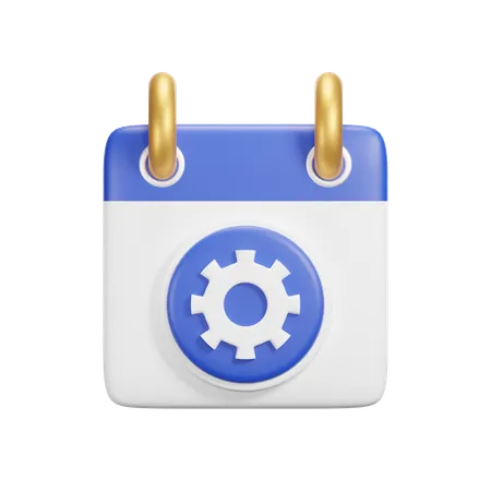 Manage Calendar  3D Icon