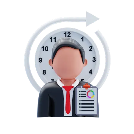 Manage Future  3D Icon