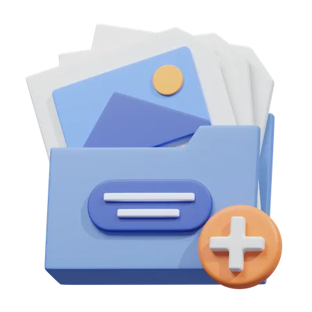 This Illustration Portrays A Folder Bursting With Files Symbolizing The Need For Better File Management Or A Warning Of Storage Limits 3D Icon