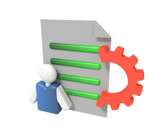 Management Administration  3D Icon