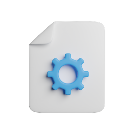 Management File  3D Icon