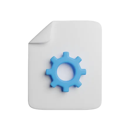 Management File  3D Icon