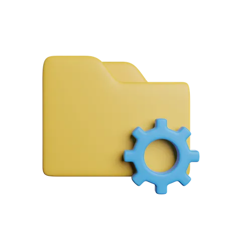 Management Folder 3D Icon