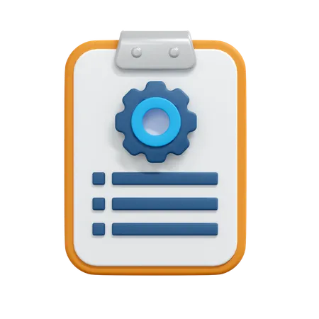 Management Report  3D Icon